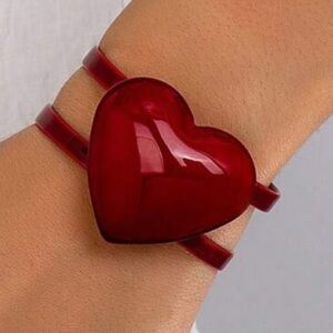 Red Heart Bangle